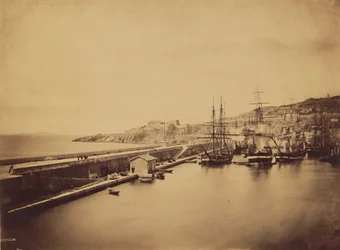 [Schepen in haven, Sete].