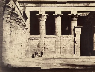 Tempel van Edfu, 1867