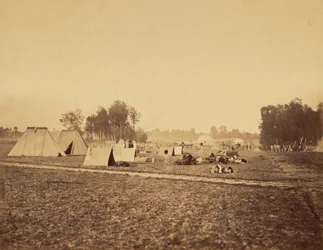 [Tenten en militaire uitrusting, Camp de Chalons].