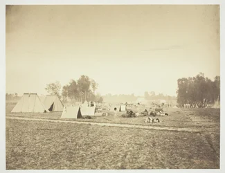 Tenten en Militaire Uitrusting, Kamp de Châlons, 1857