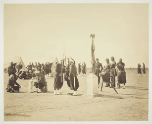 De Gehesen Vlag van het Zouavenregiment, Camp de Châlons