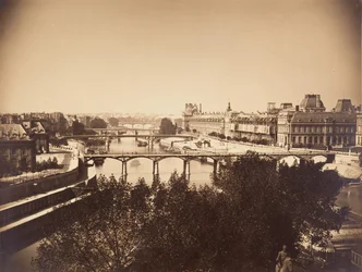 [Uitzicht op de Seine, Parijs], 1857