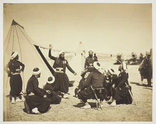Zouave Verteller Le recit, 1857