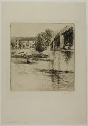 De Brug bij Fournay, vanaf de Zijkant