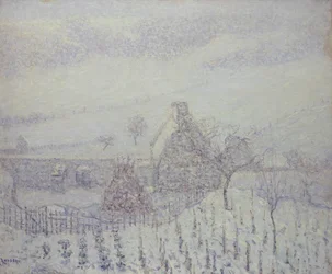 Sneeuwstorm in Hedouville