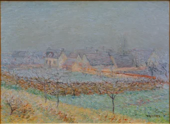 Het Dorp in de Lente - Vallei van de Seine bij Damps