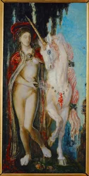 De Eenhoorn (schilderij op doek)