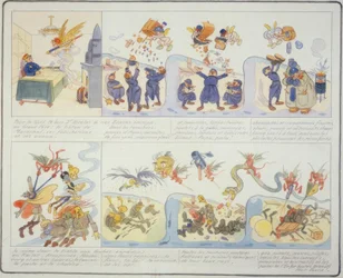 Eerste Wereldoorlog / Kerstmis 1916 / Franse karikatuur