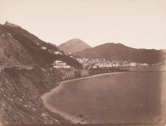 Salerno, Italië,c. 1856 (foto)
