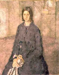 Meisje met een roos, c.1915-25