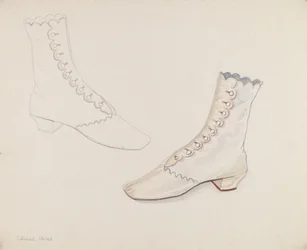 Quaker Bruidsschoenen, ca. 1936