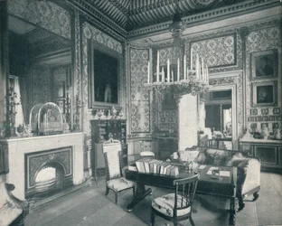 De Schrijfkamer van de Prins-Gemaal in Buckingham Palace, ca. 1899, 1901