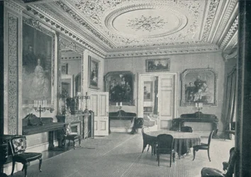 De Eetkamer van de Koningin in Osborne House, ca. 1899, 1901