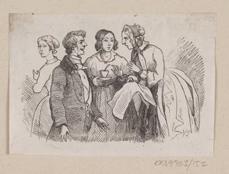 Illustratie voor "Het is heel zeker" in H.C. Andersen, "Sprookjes en Verhalen", Deel 2