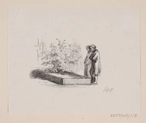 Illustratie bij "Nabofamilierne" in H.C. Andersen, "Sprookjes en Verhalen", Deel 2