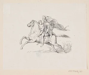 Illustratie voor "Ole Lukøje" in H.C. Andersen, "Sprookjes en Verhalen", Deel 1