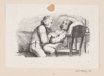 Illustratie voor "De Reisgenoot" in H.C. Andersen, "Sprookjes en Verhalen", Deel 1