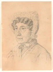 Portret van oudere dame, mogelijk consul Bravos moeder