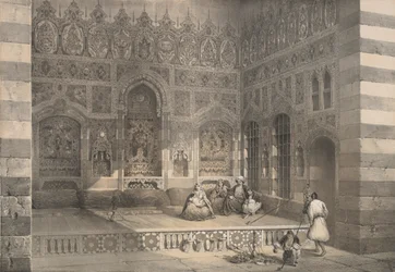 100. Een Iwan, in Damascus, 1843