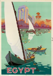 Poster die Egypte adverteert