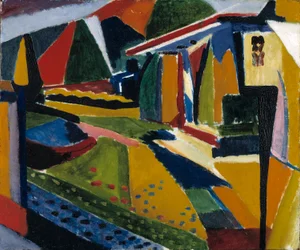 Abstract landschap