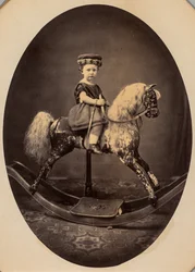 Francis Wayland Sherman op de leeftijd van 2 jaar en 10 maanden, 1862
