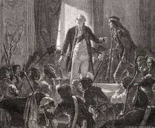 Koning Lodewijk XVI (1754-93) Drinkt op de Gezondheid van de Natie, 20 juni 1792