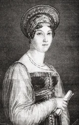 Mademoiselle Mars, gegraveerd door La Plante, uit 