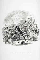 Illustratie voor Charles Dickens