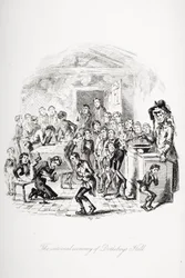 Illustratie voor Charles Dickens