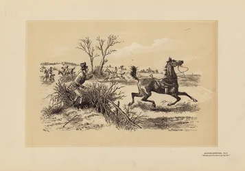 Jachtschetsen, Nr. 5, Fluit! (gravure)