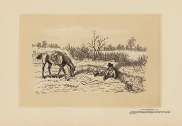Jachtschetsen, Nr. 8, Beslist koel (gravure)