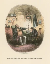 Illustratie voor Dombey en Zoon