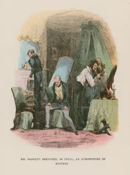 Illustratie voor Martin Chuzzlewit