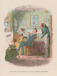 Illustratie voor Martin Chuzzlewit
