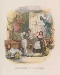 Illustratie voor Nicholas Nickleby