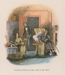 Illustratie voor Nicholas Nickleby