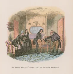 Illustratie voor Nicholas Nickleby