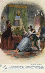 In Dickens Land - Dombey en Zoon Ansichtkaart, ca. 1907