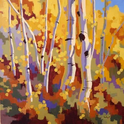 Ignite, ca. 2024 (olieverf op doek)