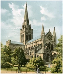 Kathedraal van Chichester, Sussex, ca. 1870
