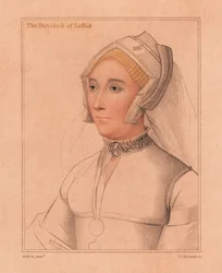 Catherine Brandon, Hertogin van Suffolk.,1812 (gravure)