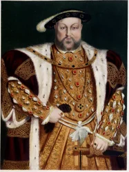 Portret van Hendrik VIII - naar A.P. Holbein, ca. 1543