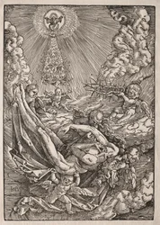 Christus naar de Hemel Gedragen door Engelen