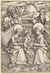 De Heilige Familie met St. Anna en St. Joachim