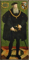 Graaf Palts Friedrich II (schilderij op doek)