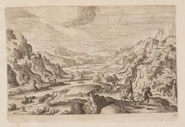Plaat 20, uit Landschappen met scènes uit het Oude en Nieuwe Testament en Ovidius