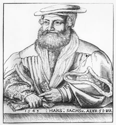 Portret van Hans Sachs, 1545