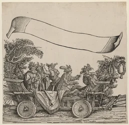 Natuurlijke dwazen De triomfantelijke processie van keizer Maximiliaan I