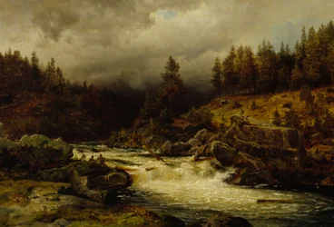Stroomversnellingen in Noorwegen